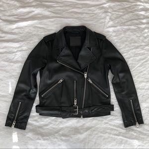 AllSaints Balfern Leather Biker Jacket